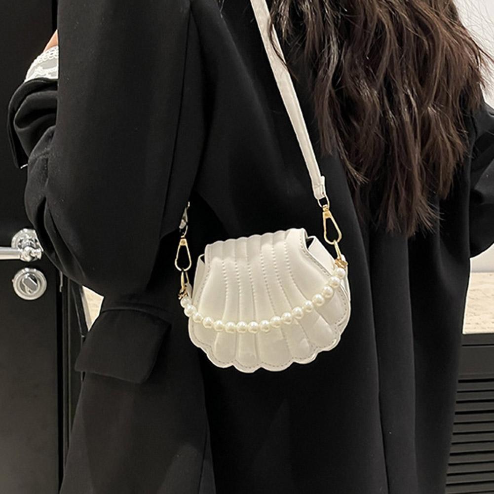 Mini Purse Chain - French Pearl Chain Handbag Women Seashell