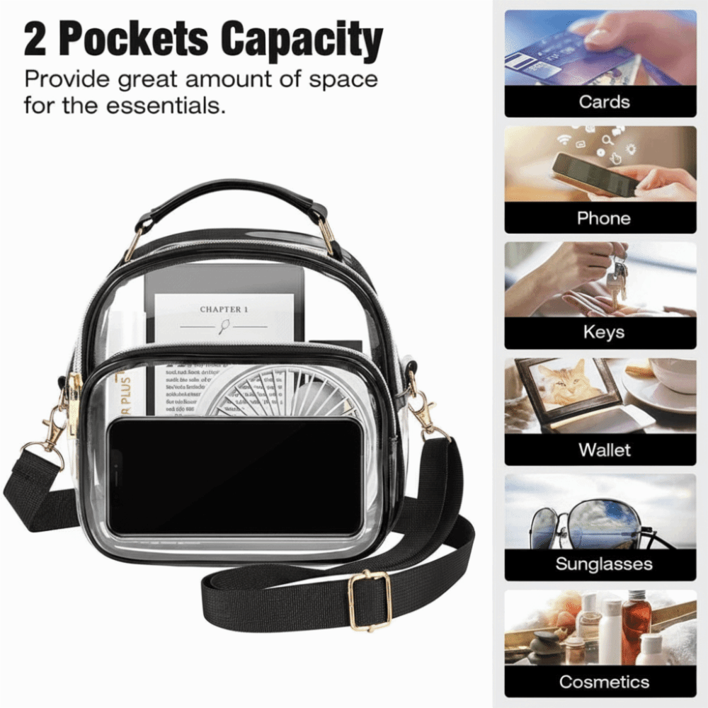 Jelly Bag Clear Pvc - Casual Wear Waterproof Transparent Handbags Crossbody