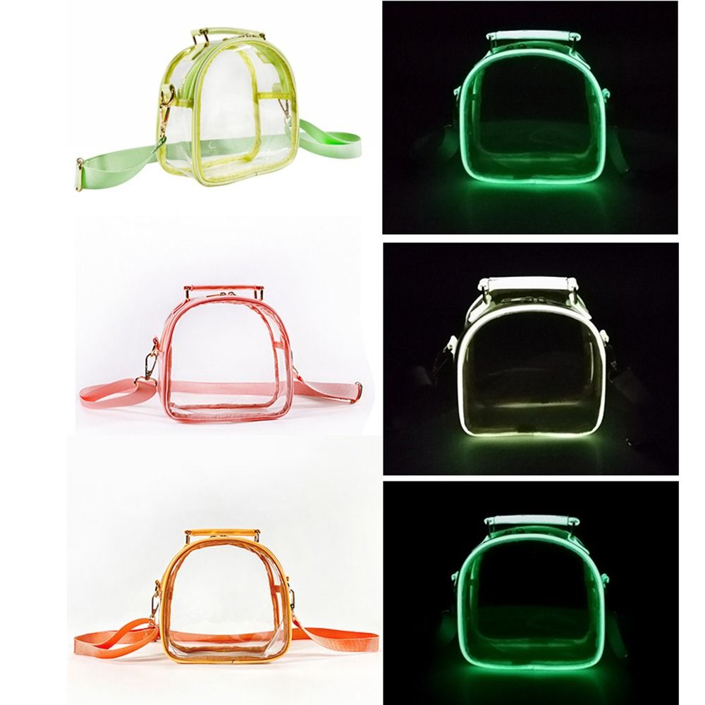 Jelly Bag Clear Pvc - Waterproof Clear Tote Bag Fluorescence Large