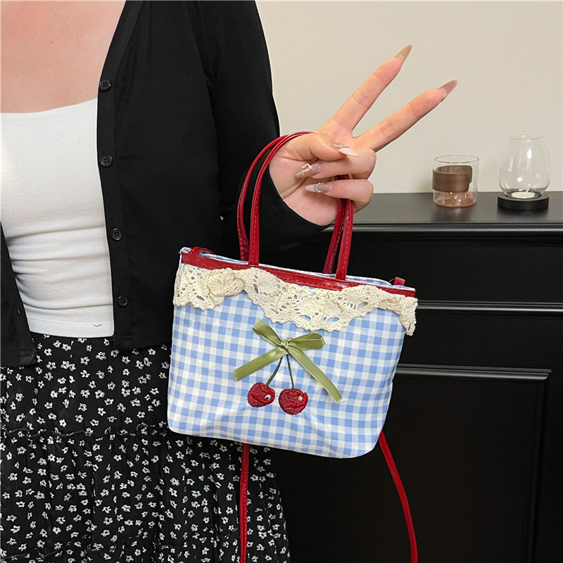 Women Bags Luxury Brands - Women's New Handbag Korean Checkered Polka