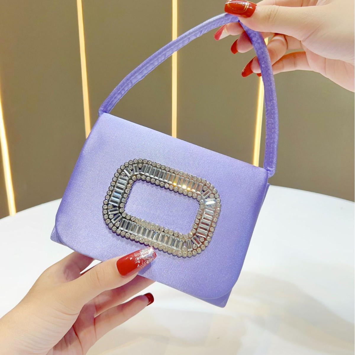 Luxury Mini Square Handbag Wom - Mini Purse Chain review and price