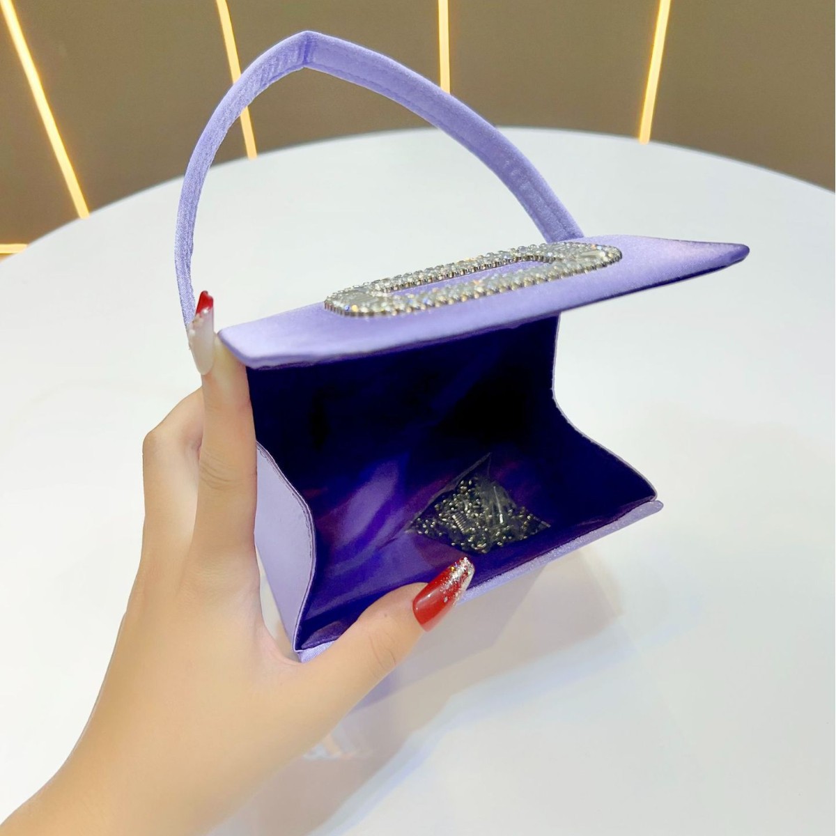 Luxury Mini Square Handbag Wom - Mini Purse Chain review and price