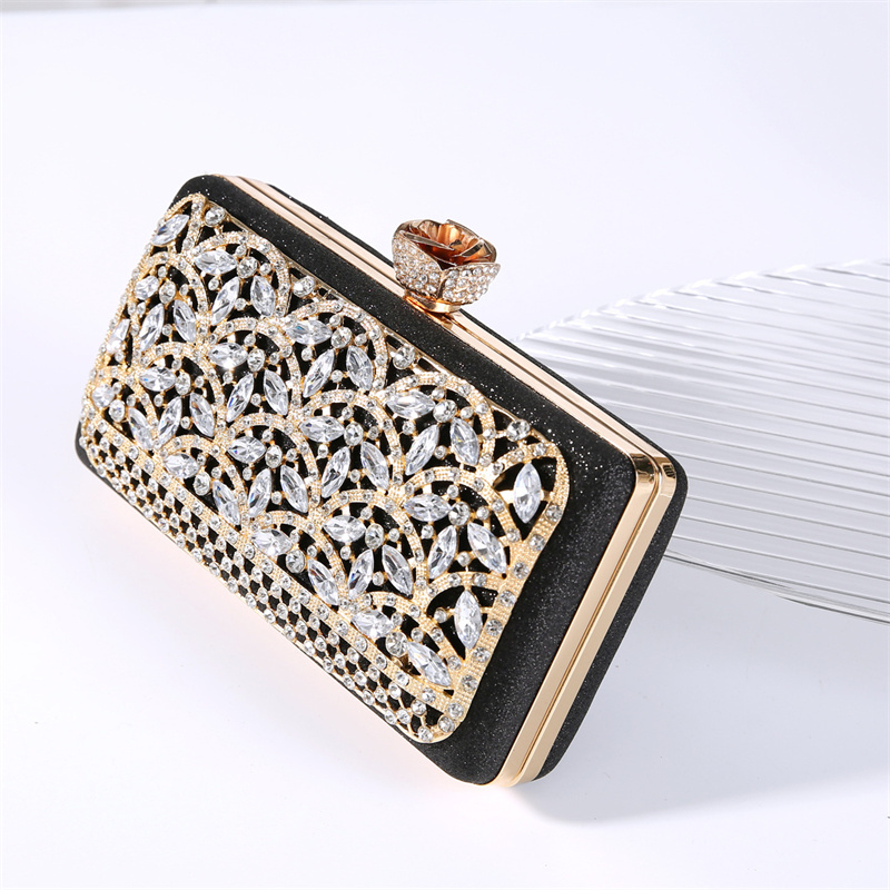 Luxury Diamond Metal Frame Eve - Women Bags In Dubai review and price