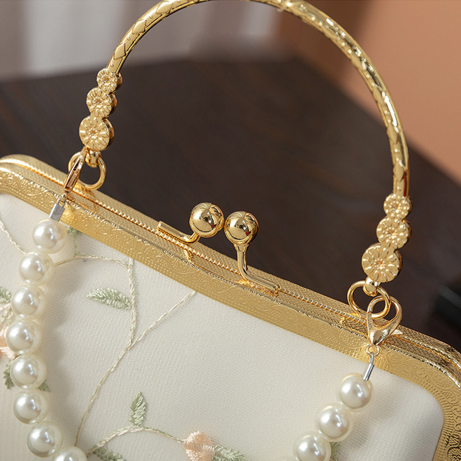 Vintage Lace Embroidery Women  - Mini Purse Chain review and price