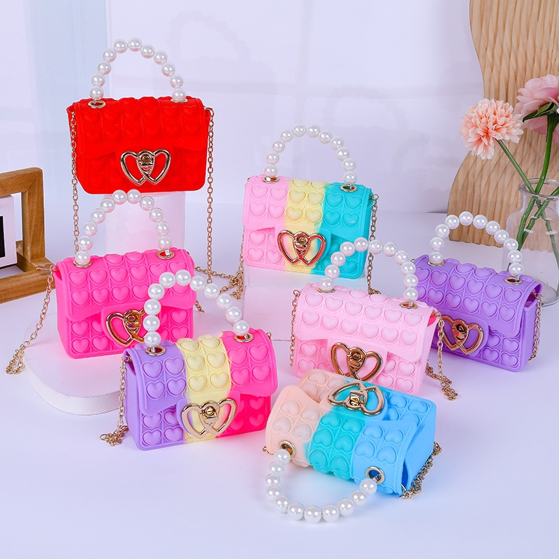 Silicone Love Bubble Jelly Bag - Mini Purse Chain review and price