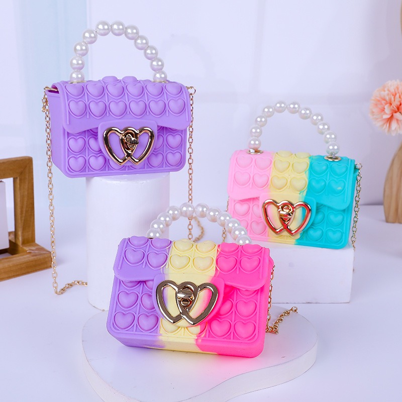 Silicone Love Bubble Jelly Bag - Mini Purse Chain review and price