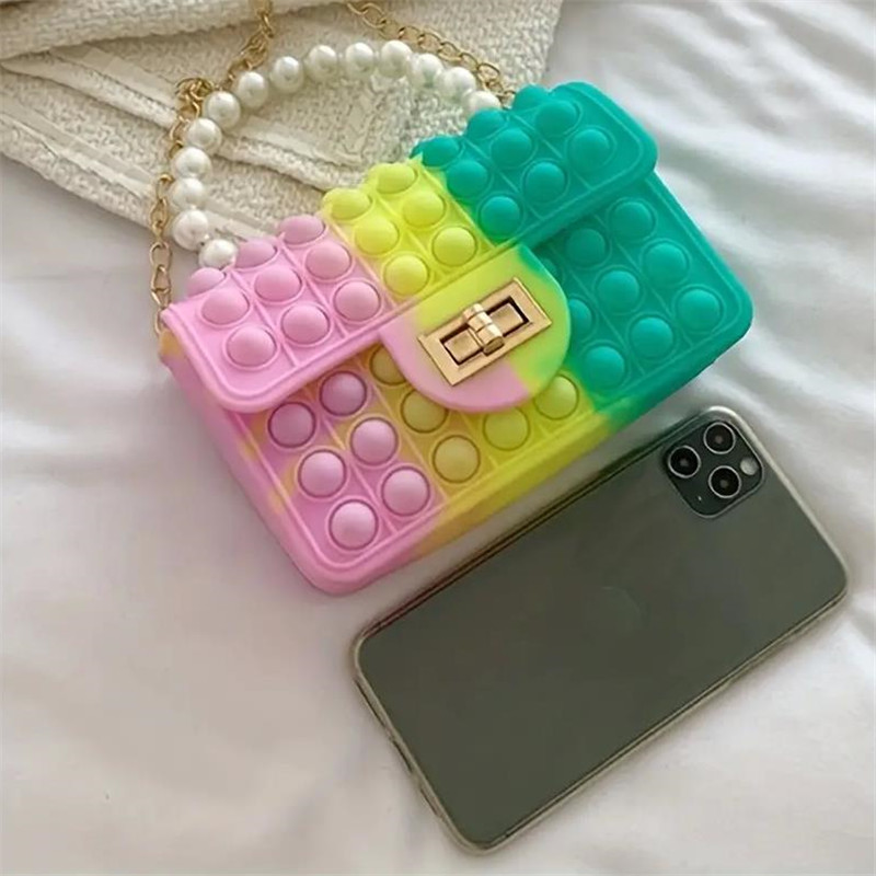 Silicone Love Bubble Jelly Bag - Mini Purse Chain review and price