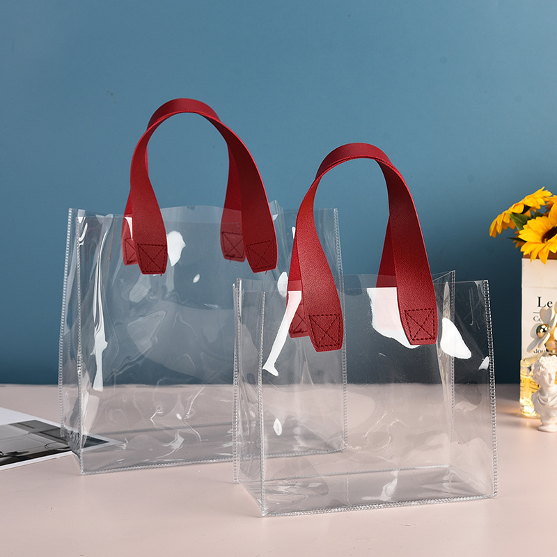 Transparent Pvc Clear Tote Lar - Jelly Bag Clear Pvc review and price