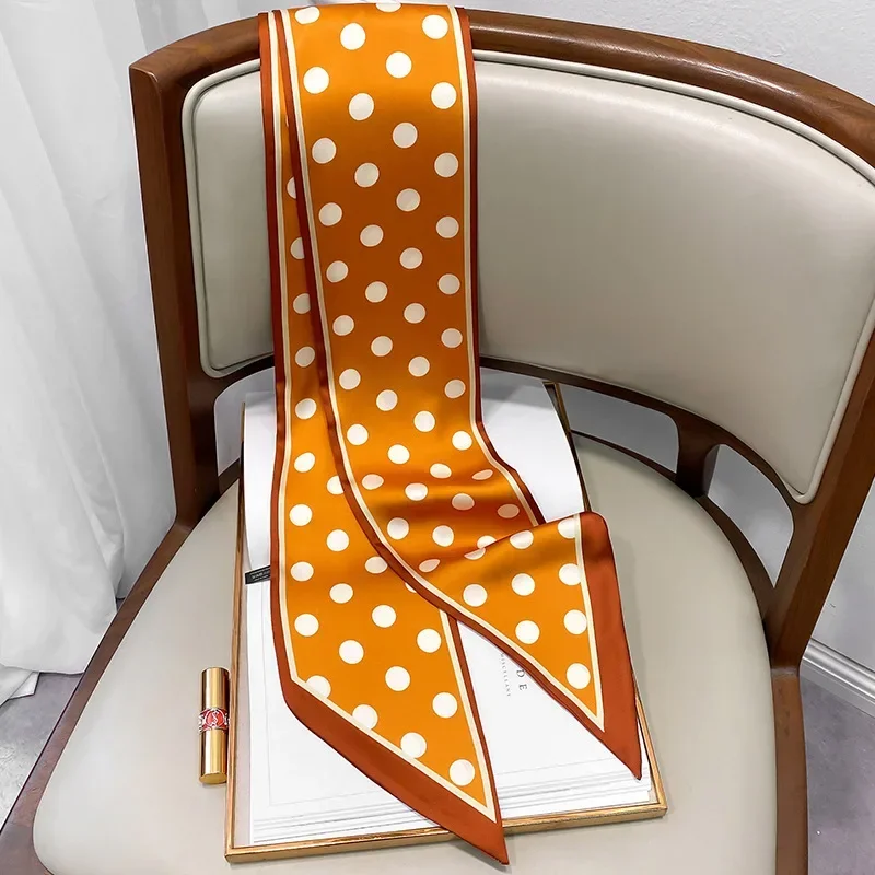 Design Print Skinny Scarf Plai - Women Bags Luxury Brands review and price