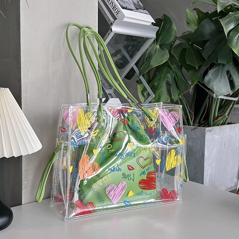 Summer Transparent Bag Design  - Jelly Bag Clear Pvc review and price