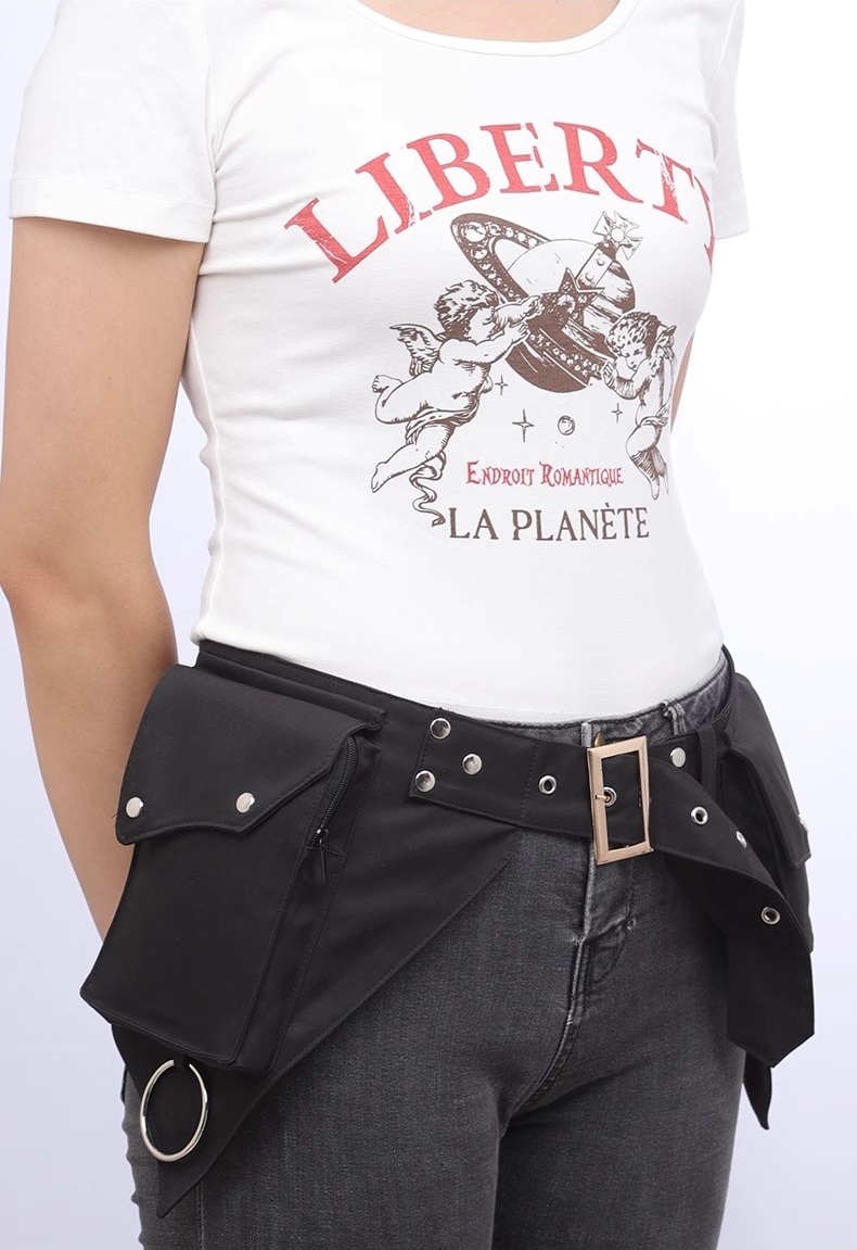 Women's Medieval Punk Waist Ba - Women Bags Pack review and price