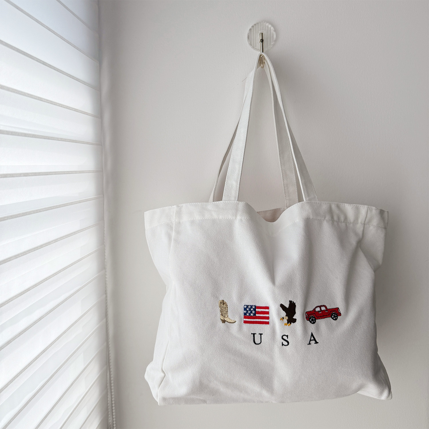 USA Icons Embroidered White Ca - Women Bags Ck review and price