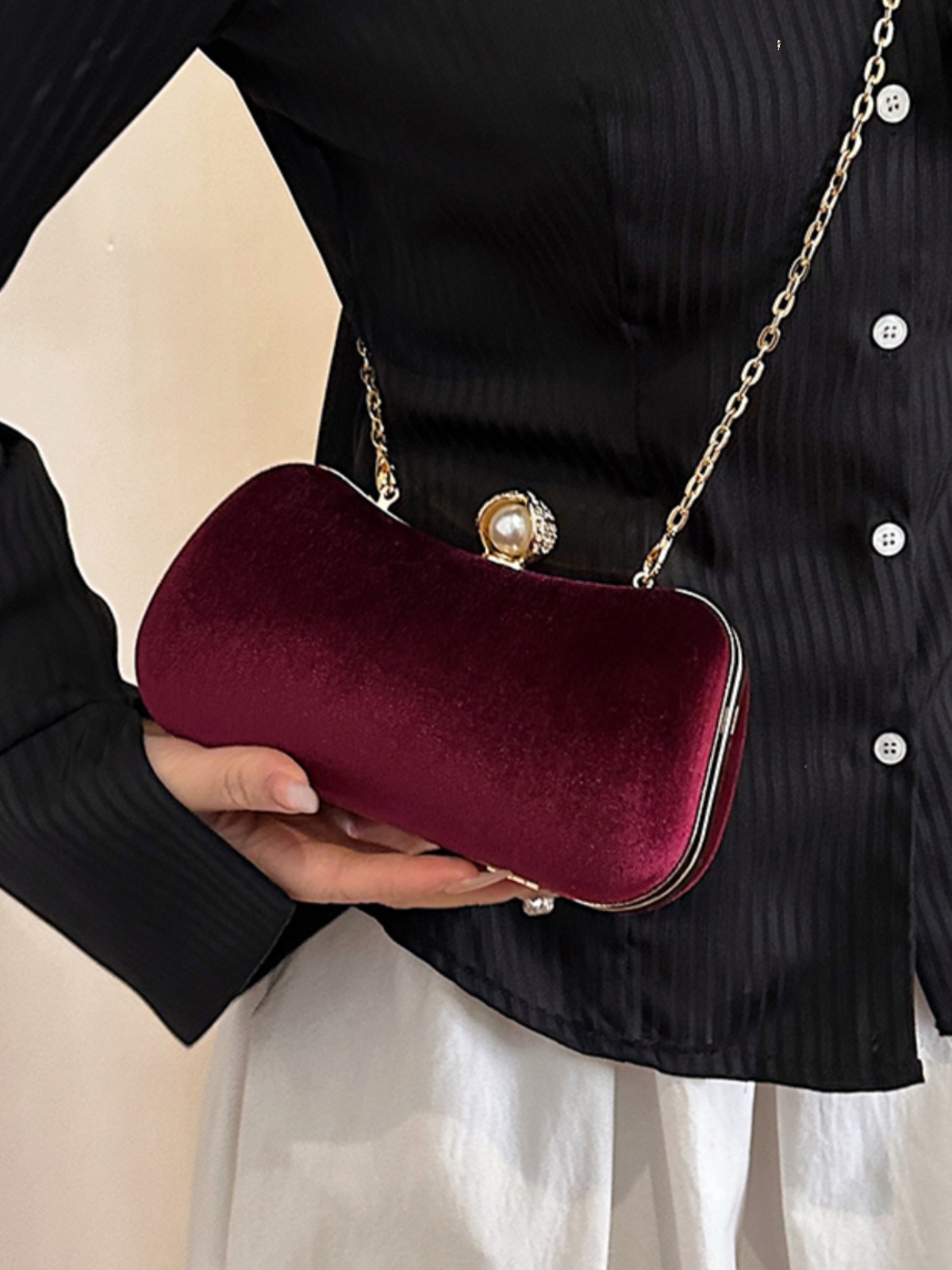 High-end Banquet Clutch Bag Fo - Mini Purse Chain review and price