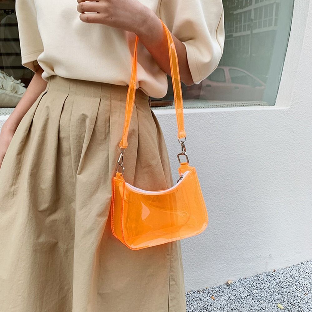 Fashion Jelly Color PVC Transp - Jelly Bag Clear Pvc review and price