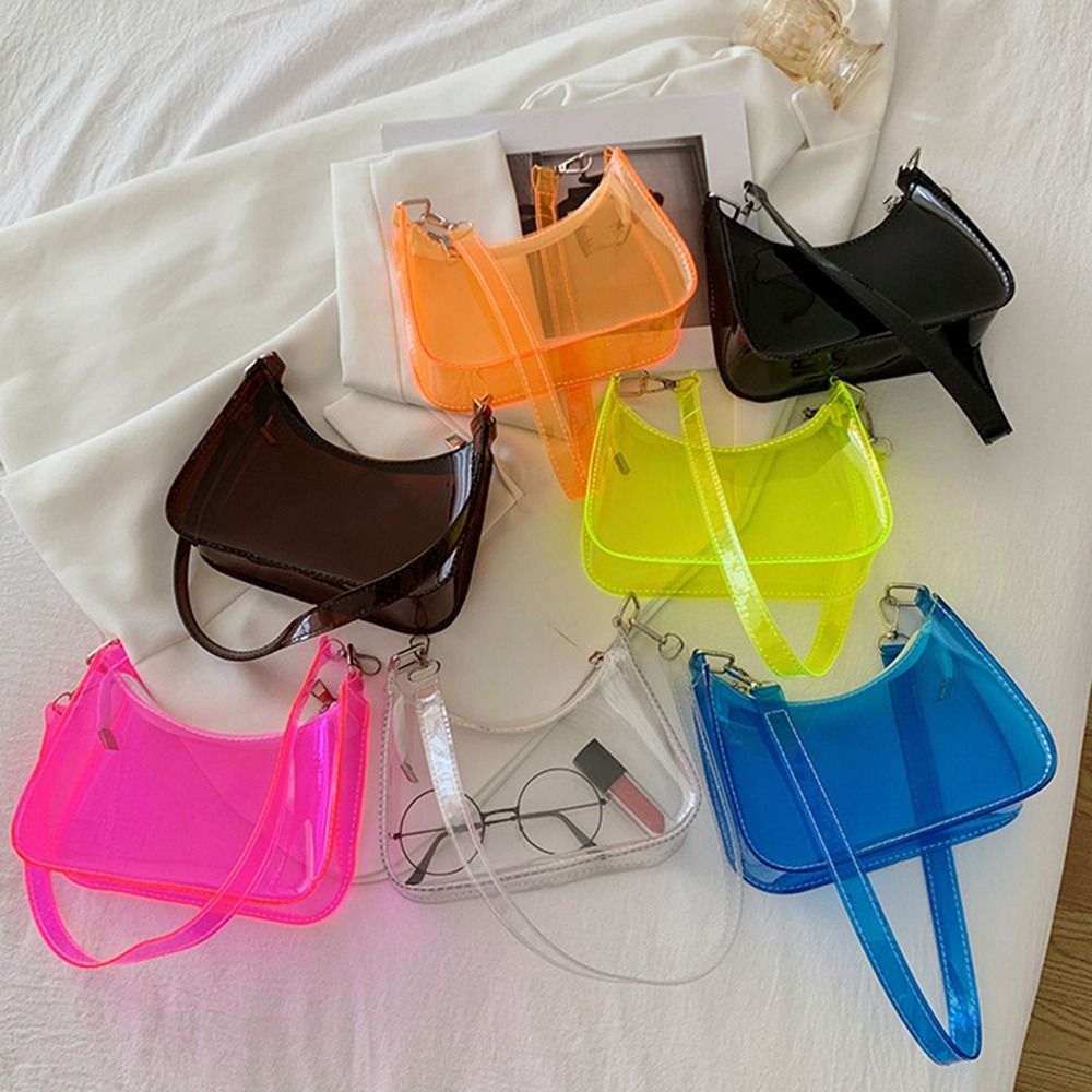 Fashion Jelly Color PVC Transp - Jelly Bag Clear Pvc review and price