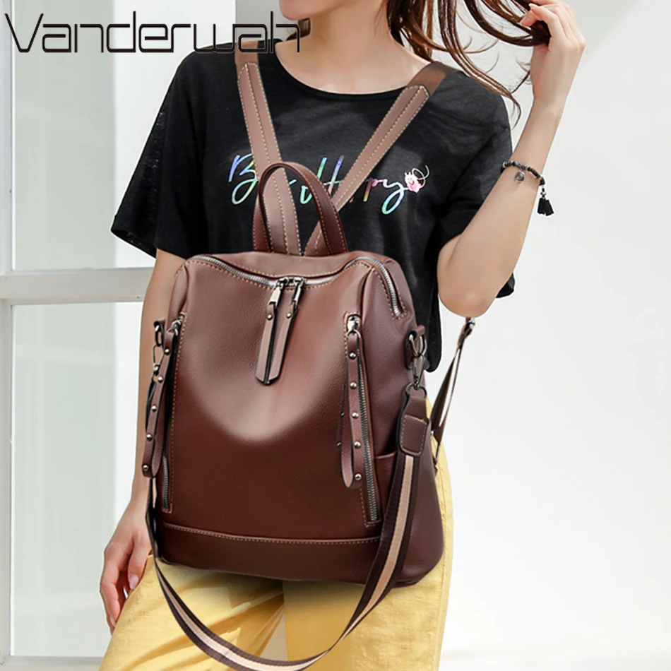 Brand Luxury Backpacks Soft Le - Women Bags Luxury Brands review and price