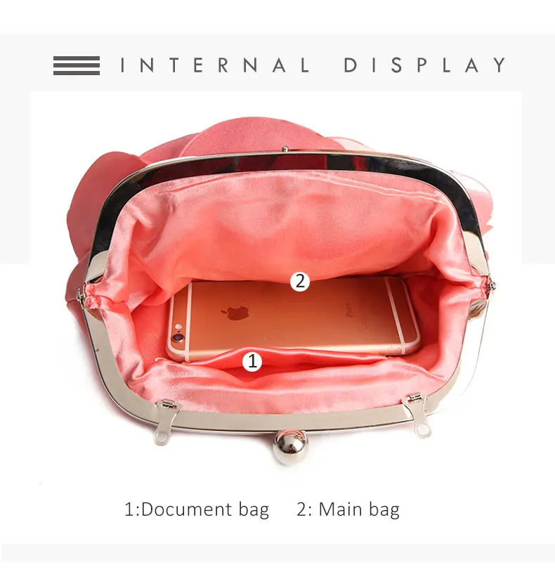 Female Evening Bag Portable Fl - Mini Purse Chain review and price