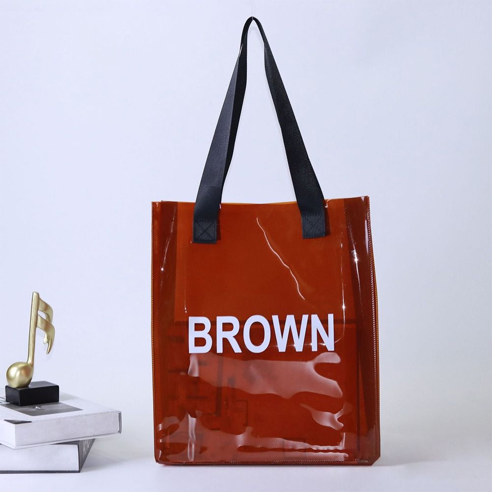 Transparent Tote Bag Portable  - Jelly Bag Clear Pvc review and price