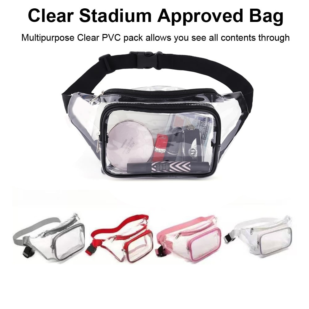Clear Fanny Pack Transparent P - Women Bags Pack review and price