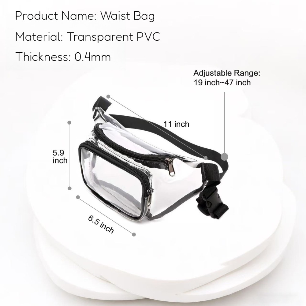 Clear Fanny Pack Transparent P - Women Bags Pack review and price