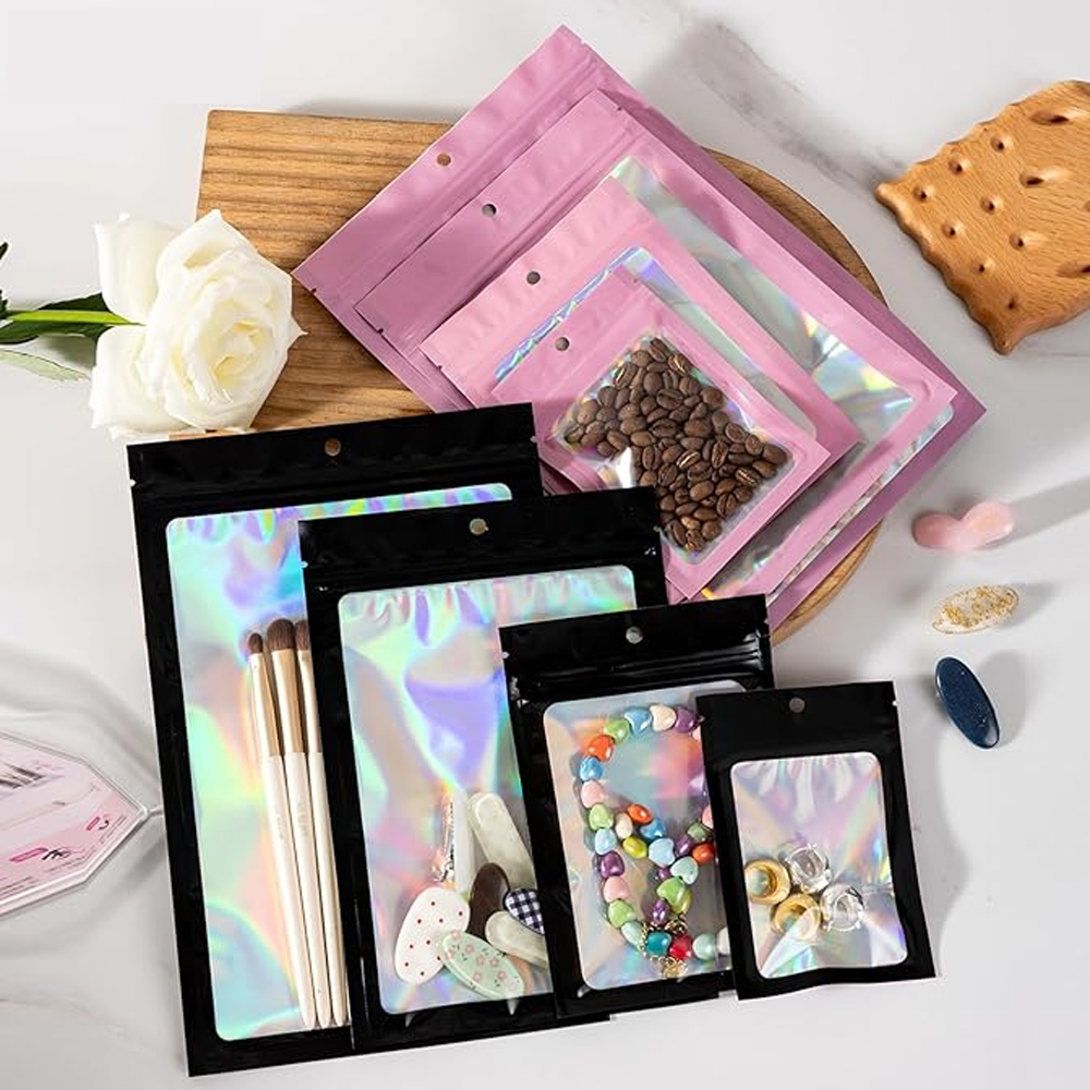 1000/10Pcs Holographic Ziplock - Women Bags Under 500 review and price