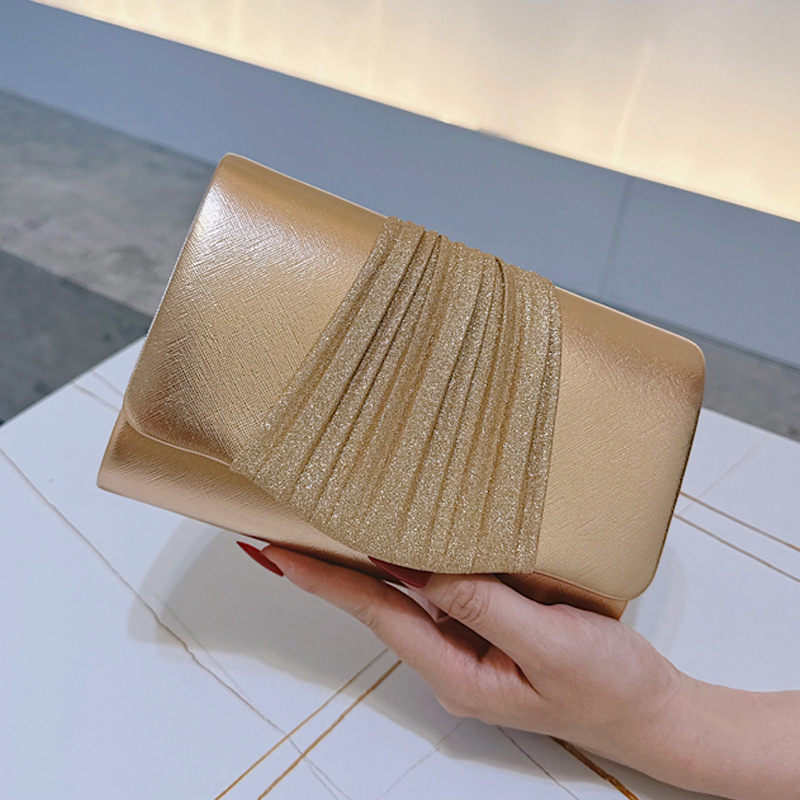 Golden Small Evening Clutch Ba - Mini Purse Chain review and price
