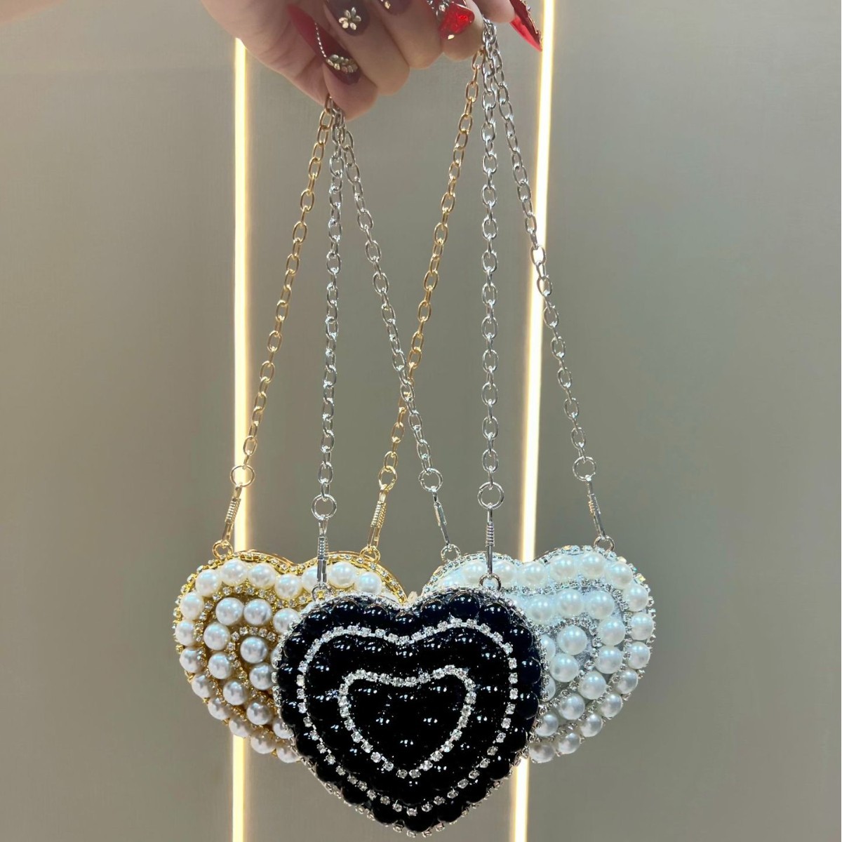 Luxury Rhinestone Crystal Clut - Mini Purse Chain review and price